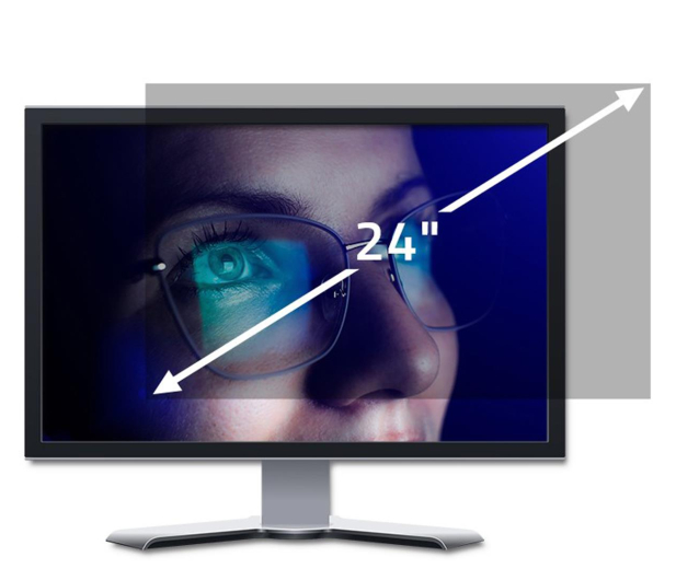 Qoltec Filtr prywatyzujący 24" | 16:9 - 1243542 - zdjęcie 4
